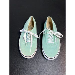 Vans Tennis Shoe. Mint Green Vans.  Men's size 5.5